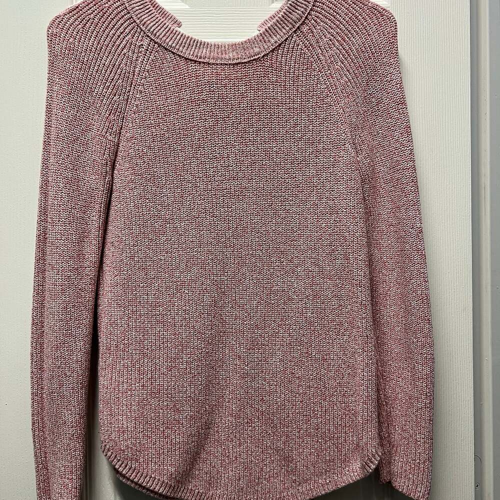Loft Loft Knit Sweater Keyhole Tie-Back Bow Detail Womens Large